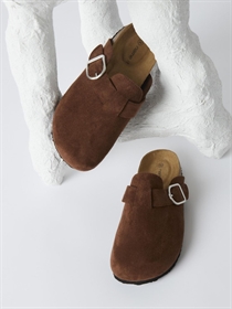 NAME IT Sandaler Avery Mules Bitter Chocolate